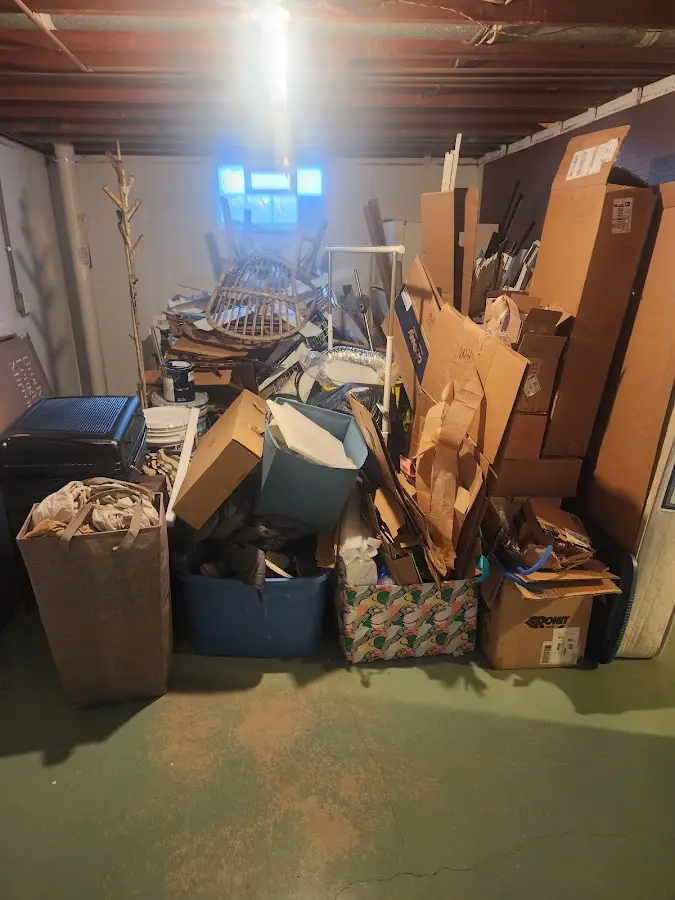 Roll-off dumpster container at job site for Yard Waste Dumpster Rental in East Drumore